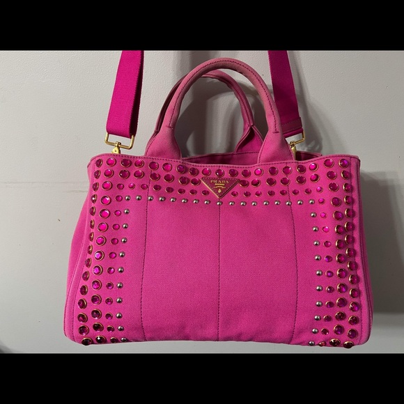 AUTHENTIC PRADA CANAPA FUXIA - Picture 1 of 16